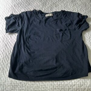 Navy short sleeve shirt - Abercrombie & Fitch - Kids XL